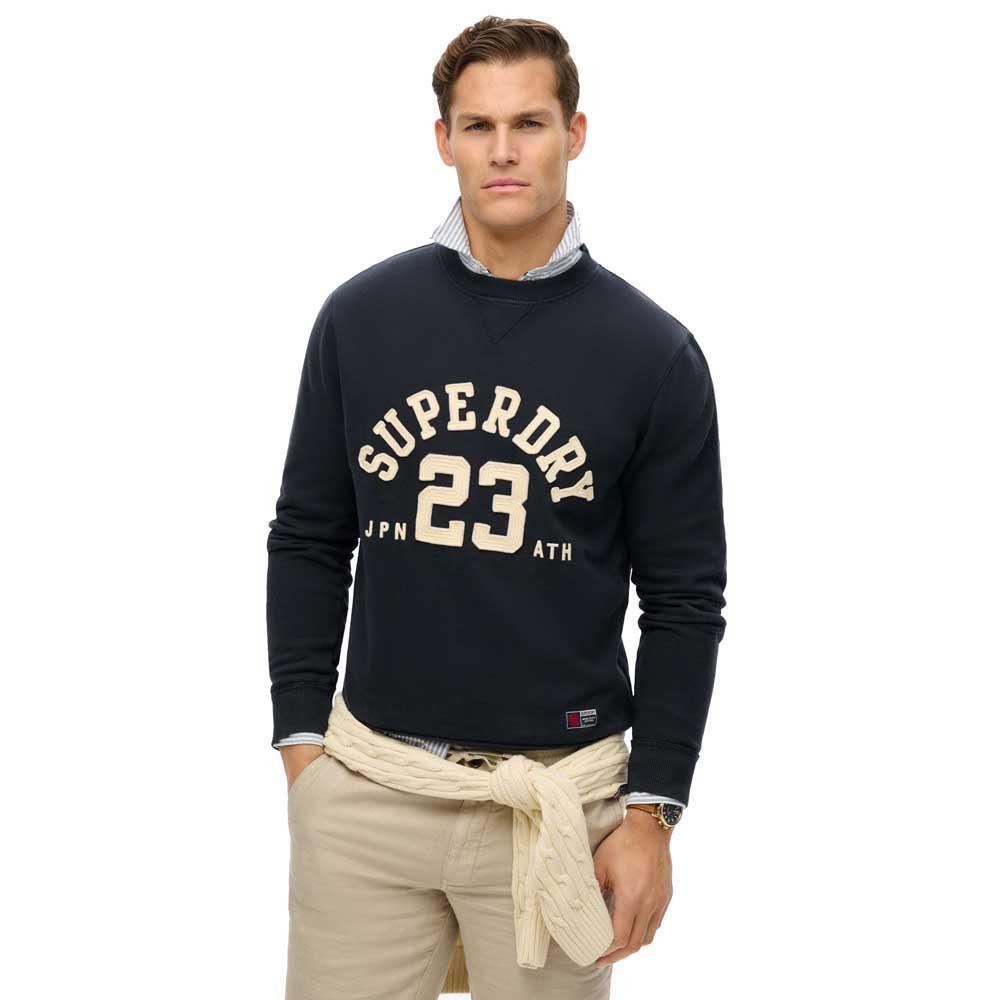 Superdry Vintage Athletic sweatshirt 100% cotton Blue