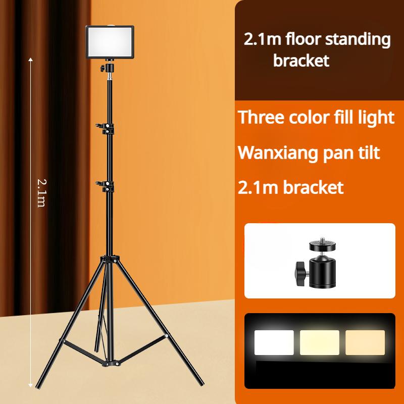Фотография Прямая трансляция Специальный заполняющий светильник Мягкий светодиодный светильник для помещений Квадратный напольный дополнительный светильник Складной телескопический заполняющий светильник на штативе