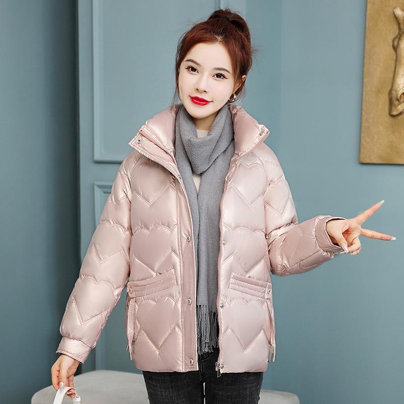 Зимняя куртка-пуховик для женщин, короткая, в корейском стиле, модная, универсальная, маленькая, свободная, утолщенная, теплая зимняя куртка