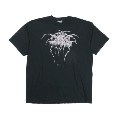 Футболка Darkthrone Total Death Норвежский Блэк-метал Дум Трэш Готик Soulside Journey Футболка группы 100% Плотный хлопок - XL