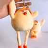 Fluffy Chicken Plush Keychain Girl Heart Chick Stuffed Toys Keychains  Backpack Decor