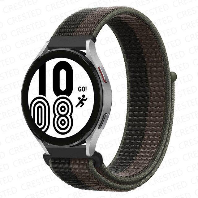 Band For Samsung Galaxy Watch 4 3 Classic 5 Pro Active 2/Gear S3 Nylon Loop Correa Bracelet Huawei Watch GT 2 3 Strap 22mm 20mm