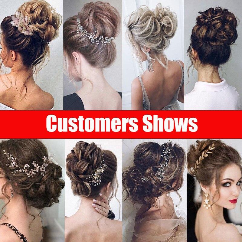 LUPU Резинка для волос шиньон с резинкой, грязный пучок для волос, синтетические натуральные накладные волосы для женщин, высокотемпературное волокно