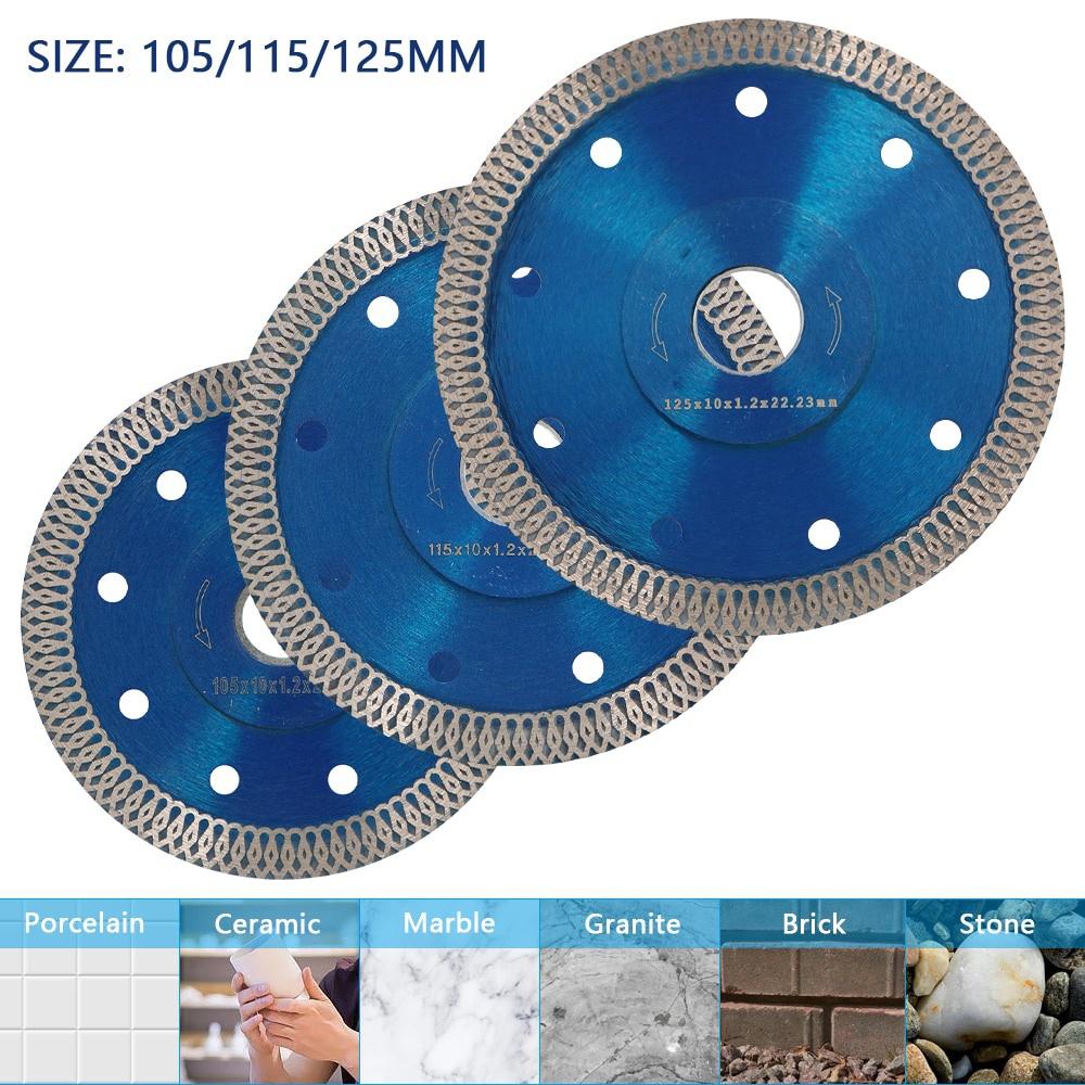 Алмазное полотно для резки гранита, мрамора, керамогранита, керамических лезвий, 3 размера для угловой шлифовальной машины, алмазное полотно для пилы
