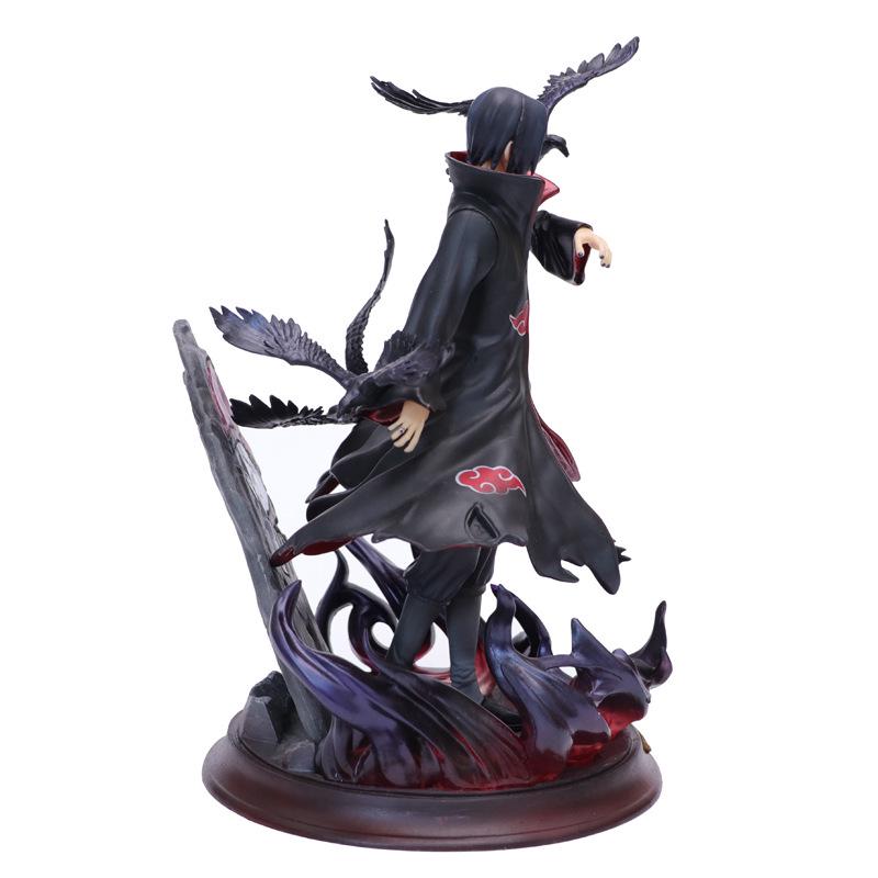 Anime Figure Naruto Shippuden Uchiha Itachi GK Uchiha Itachi With Crow Collectible Model