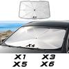 pzkem4 Car Insulation Sunshade Umbrella for BMW X1 X2 X3 X4 X5 X6 X7 G01 F10 F15 F49 F30 F85 G05 G08 F25 E84 E83 E71 E70 Car Accessorie