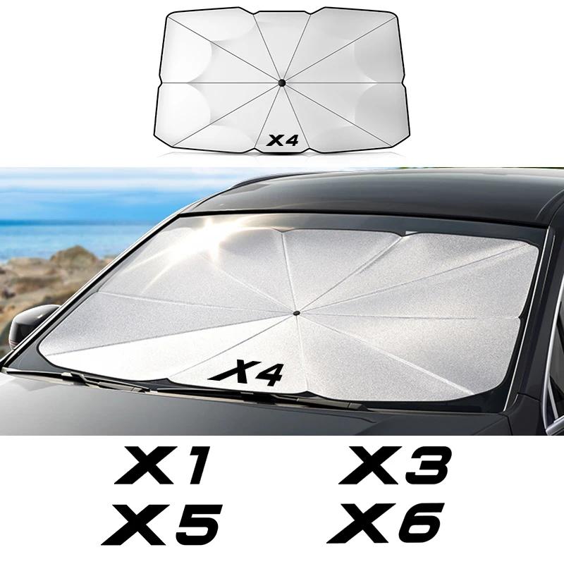 pzkem4 Car Insulation Sunshade Umbrella for BMW X1 X2 X3 X4 X5 X6 X7 G01 F10 F15 F49 F30 F85 G05 G08 F25 E84 E83 E71 E70 Car Accessorie