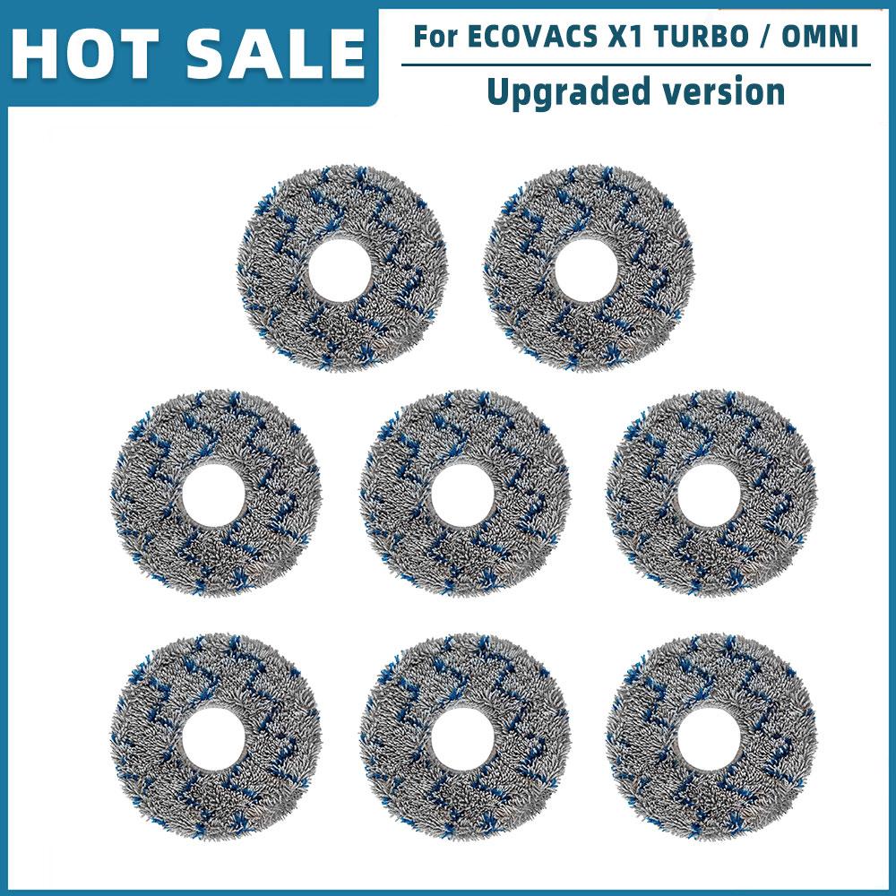 For ECOVACS X1 TURBO / OMNI Spare Parts Accessories Main Side Brush Hepa Filter Rag Mop Stand Dust Bag Dust Box Brush Cover