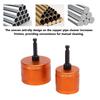 2pcs Aluminum Alloy Metal Pipe Cleaner Orange Copper Pipe Cleaning Tool  Plumbing