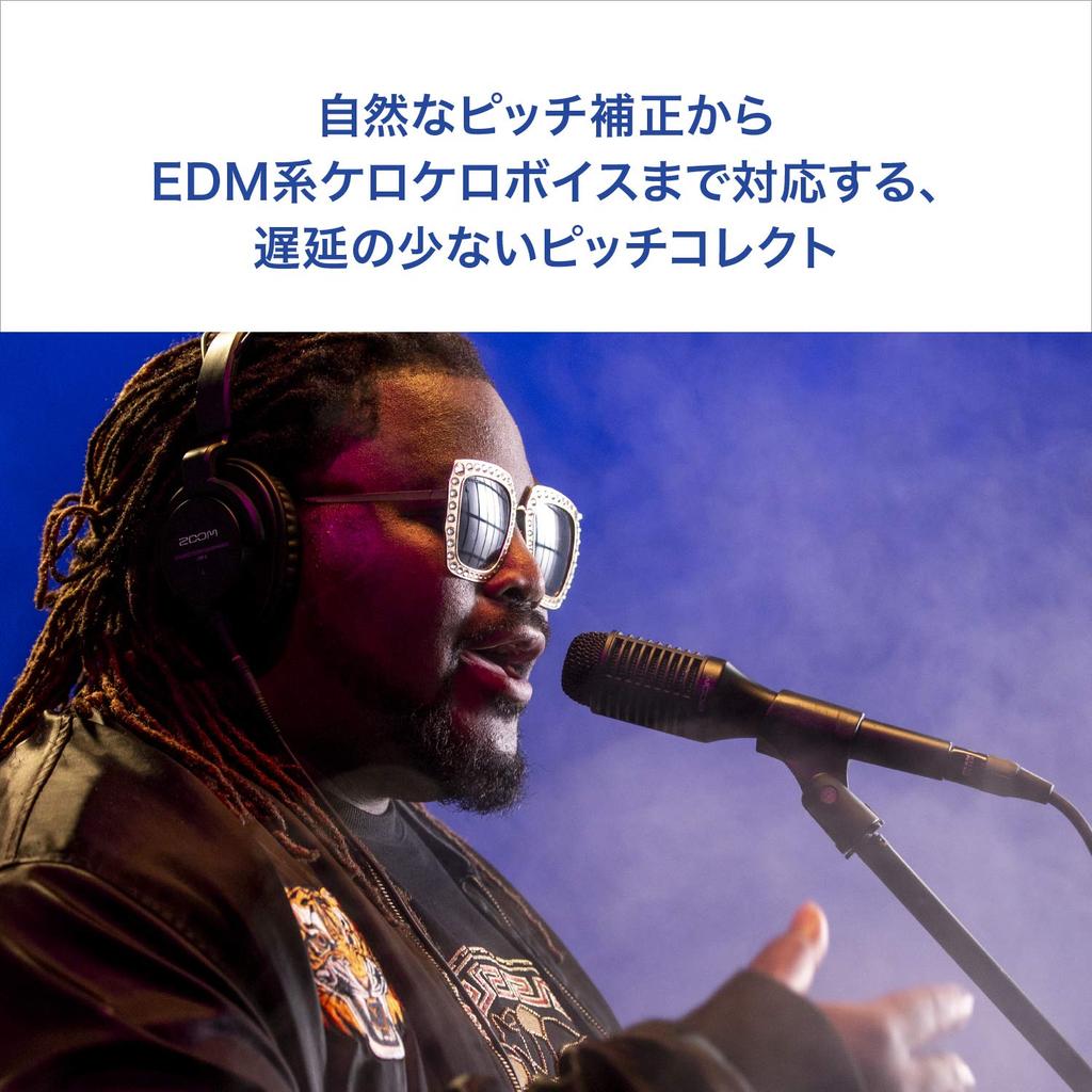 ZOOM V3 Voice Changer, Voice Effects, Game Commentary, Live Streaming, Audio Interface, Vocal Processor [3-Year Extended Warranty]