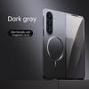 Магнитный чехол для телефона для Samsung Galaxy Z Fold 7 6 5 для Magsafe Беспроводная зарядка Ударопрочный Градиентный цвет Матовая задняя крышка