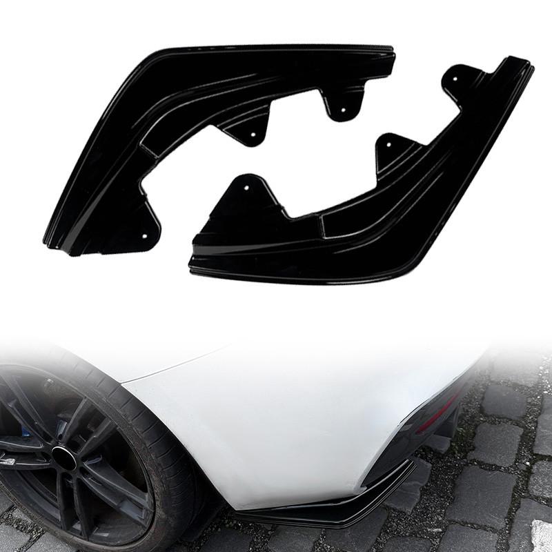 1 пара черных/карбоновых сплиттеров-диффузоров спойлера губы заднего бампера для BMW 1 серии F20 F21 LCI M Sport 2015-2019