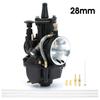 ZS Racing Black PWK 21 24 26 28 30 32 34mm For Keihin Carburetor Universal 2T 4T Racing Motorcycle Scooter ATV Carburador