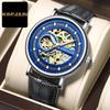 Golden Shidon Brand Watch Men's Hollow Automatic Automatic Mechanical Watch Waterproof Luminous Fashion Men's Watches