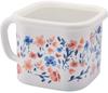 Toyohoro Marie Claire Enamel Multi-Square Pot, Fleurette, Size: Approx. W17.8 X D14 X H11.8, MCY-01