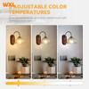 Nordic Minimalist Bedroom Bedside Lamp American Retro Living Room Wall Corridor Corridor Lamp Japanese Solid Wood Glass Wall Lam