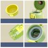 Trendy Outdoor Sports Water Cups Female Portable Plastic Cups Students Creative Personality Water Cup