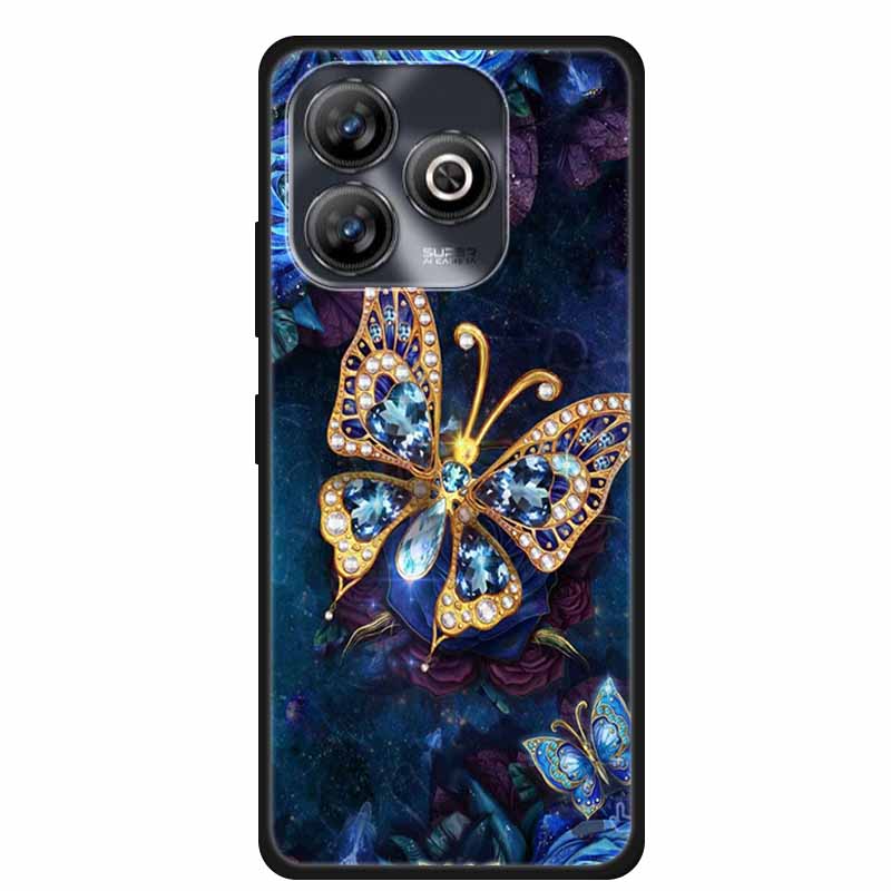 Чехол для ZTE BLADE A75 4G Животные Мягкий Силикон ТПУ Чехлы для Телефона Задняя Крышка Для ZTE BLADEA75 Ударопрочный Волк Защитник Крутой Coque