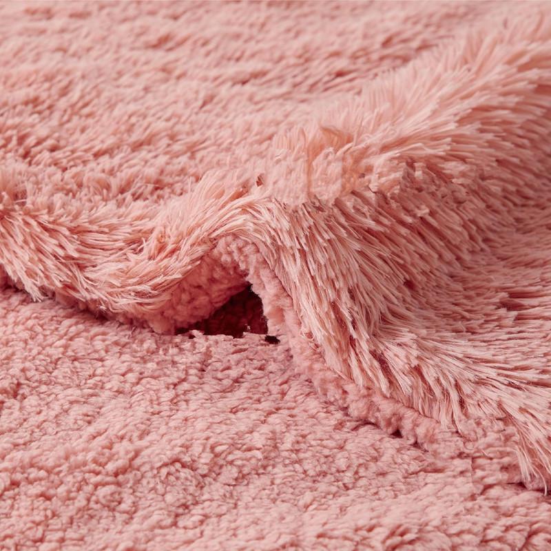 Плюшевое водонепроницаемое флисовое одеяло для питомцев Sherpa: Утолщенный коврик для собак и кошек