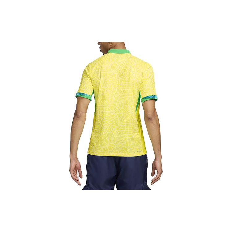 Nike Бразилия 2024 Матчевая домашняя мужская Nike Dri-FIT Adv Футбольная аутентичная футболка FJ4270-706