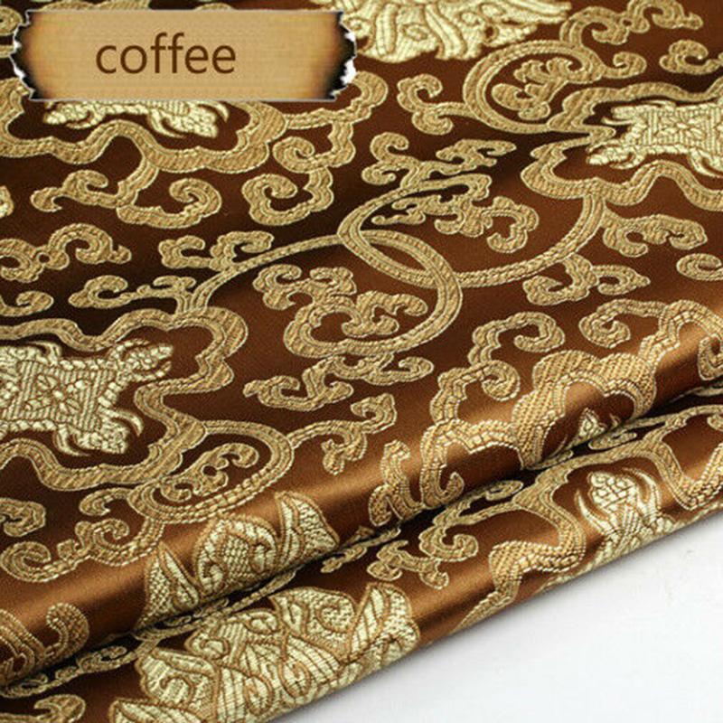 50*90 см винтажная китайская парча жаккардовая ткань атласная ткань для шитья кимоно чонсам своими руками