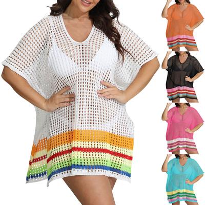 Женская солнцезащитная рубашка для отдыха, тканая рубашка с глубоким вырезом, контрастная цветовая верхняя блузка