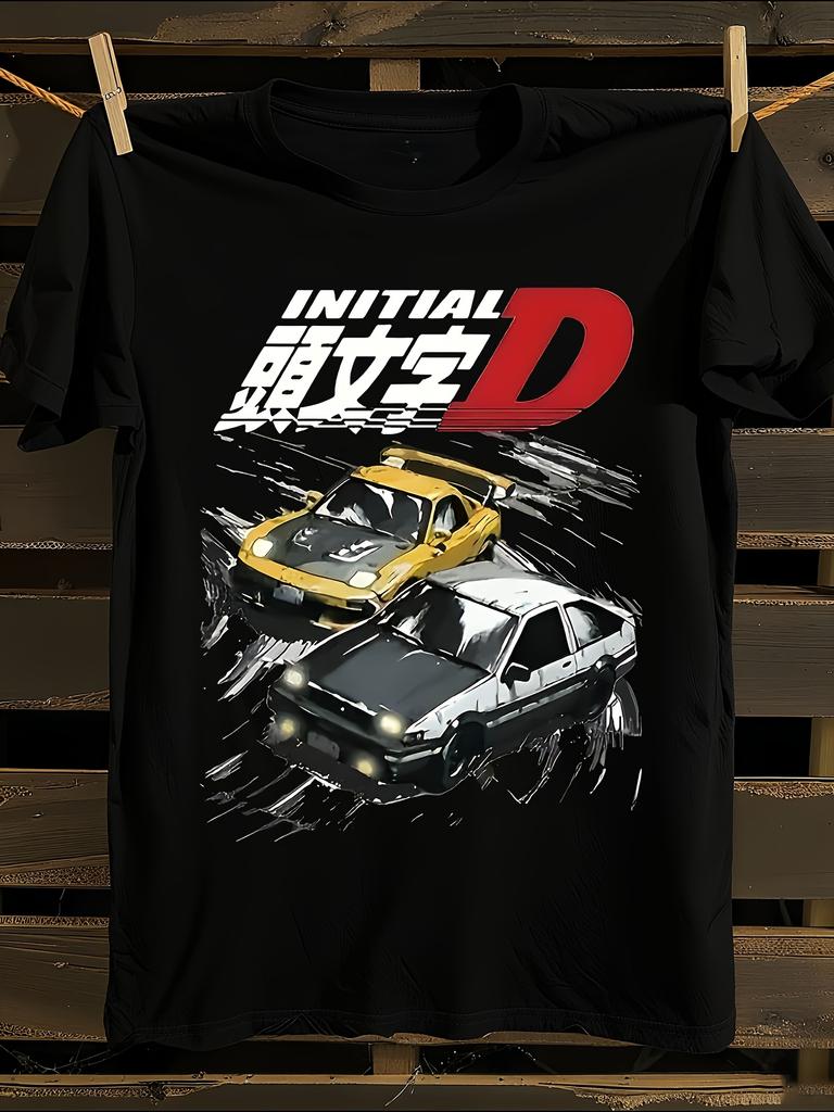 Футболка с аниме Initial D
