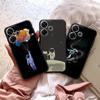 Space Astronaut Patterned Soft Silicone Case For Samsung A55 A35 S24 Xiaomi Redmi Note 13 Poco C65 iPhone 15 Camera Shockproof Protective Bumper Cover