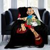 1pc, Pinocchio Character Throw Blanket, Perfect for Home Decor, Couch Cover, Outdoor Use, Gifts, Soft Blanket for Bedroom, Living Room, Travel, Campin