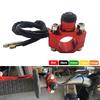 Aluminum Motorcycle Stop Start Kill Switch Button for 22mm Handlebar ATV Dirt Pit Bike Quard with Mounting Backplate