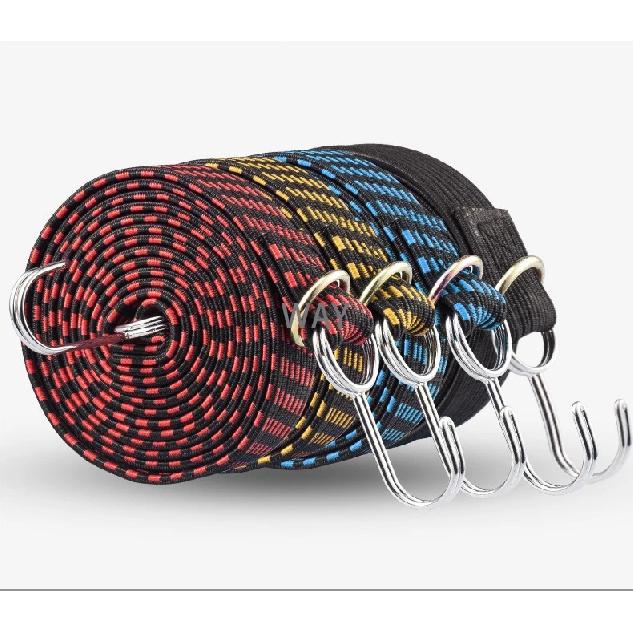 Bicycle Accessories Elastics Rubber Luggage Rope Cord Hooks Bikes Rope Bicycle Luggage Roof Rack Strap Fixed Band Hook