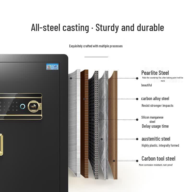 TIGER Borui Series Fingerprint Password Home Office Safe