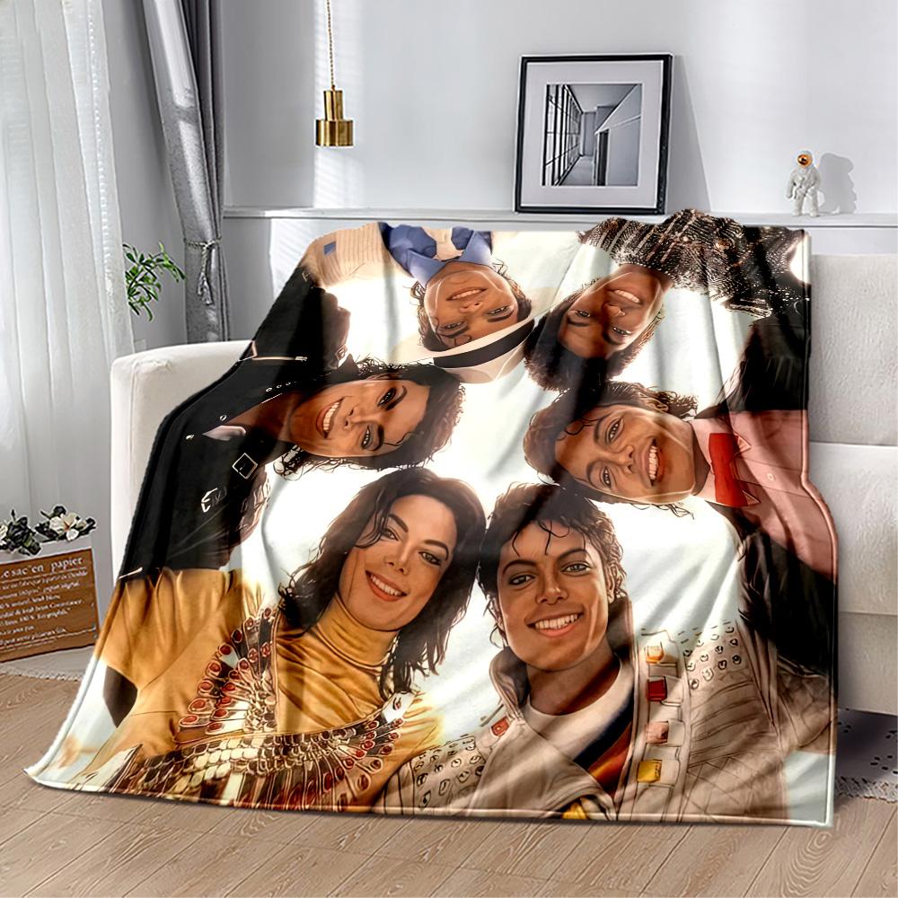 Michael Jackson 63 Blanket Warmthful Decor Great for Office Chair Office Picnics for All Seasons Digital Print Gift for Travel Home Birthdays