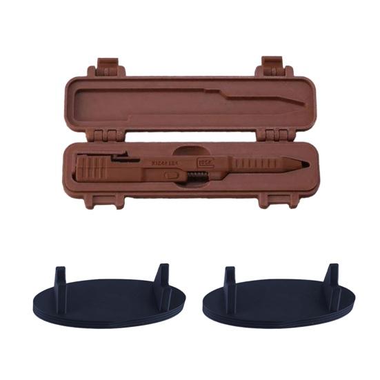 Тактическая шариковая ручка с механизмом слайдера, с подставкой-дисплеем для хранения, заправляемая, 3D-печать, чернильная ручка, инструмент для письма, настольный аксессуар, мужской подарок