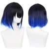 Anime 35CM Demon Slayer Kimetsu No Yaiba Hashibira Inosuke Cosplay Wig Heat Resistant Synthetic Hair Wigs