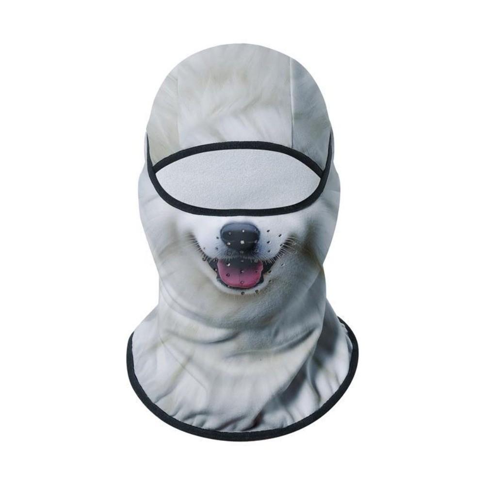 Fleece Lined Animal Face Mask Windproof Animal Head Cover Animal Neck Warmer  Skiing