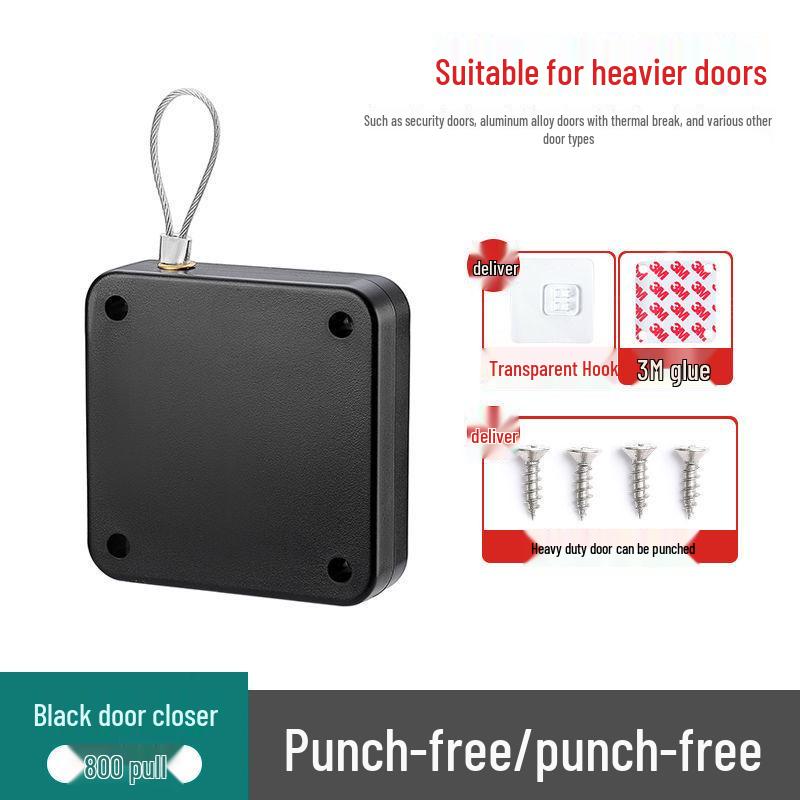 Hydraulic No-Punch Door Closer: Automatic Buffer for Sliding Wooden Doors