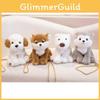 Highland White West Terrier Akita Plush Toy Cartoon Bag Decoration Gift Kids