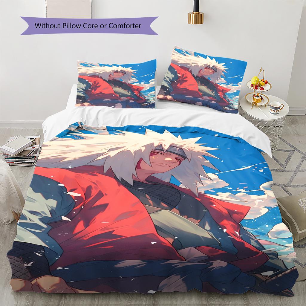 Мультяшный Узор Комплект Постельного Белья Одеяло Пододеяльник Наволочка Домашний Декор Подарок на День Рождения (1 пододеяльник + 2 наволочки, без наполнителя)