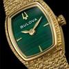 BULOVA Классические женские часы Goddess of Time с зеленым циферблатом 97L184