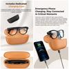 New AI smart glasses with color changing lenses for photography video recording 3600mAh charging case 4K high definition lens Translate Music Playback