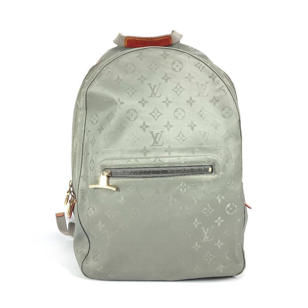 Louis Vuitton M43882 Monogram Titanium Backpack PM Canvas Beige