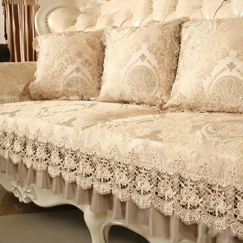 Высококачественный чехол на спинку, полотенце, тканевая подушка, край 18 см, всесезонная универсальная подушка для дивана, новая противоскользящая подушка для дивана