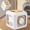 Plastic 6 In 1 Montessori Cube Toy 6 Sides Montessori Educational Toy  Kindergarten