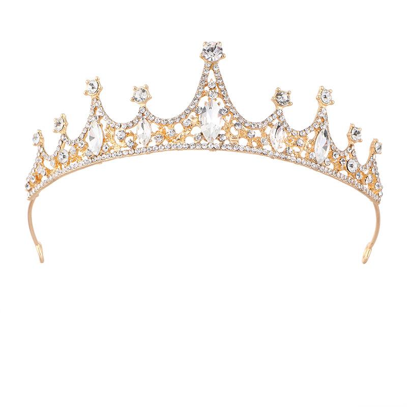 Винтажная корона аксессуары для девочек шоу кристалл принцесса свадьба невеста барокко корона подарки