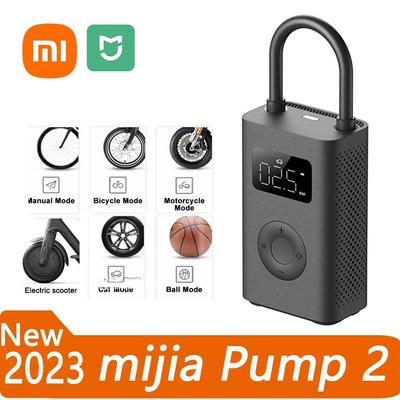 Mijia Air Pump 2 Boost Мини Портативный Электрический Воздушный Компрессор Treasure 150PSI Type-C LED Мультитул Надувной Для Мотоцикла, Автомобиля, Футбола