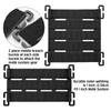 Laser Cutting Tactical Patch Display Attachments Board Panel ,Outdoor Pouch Molle Patch Holder Hook Loop Panel for Backpack