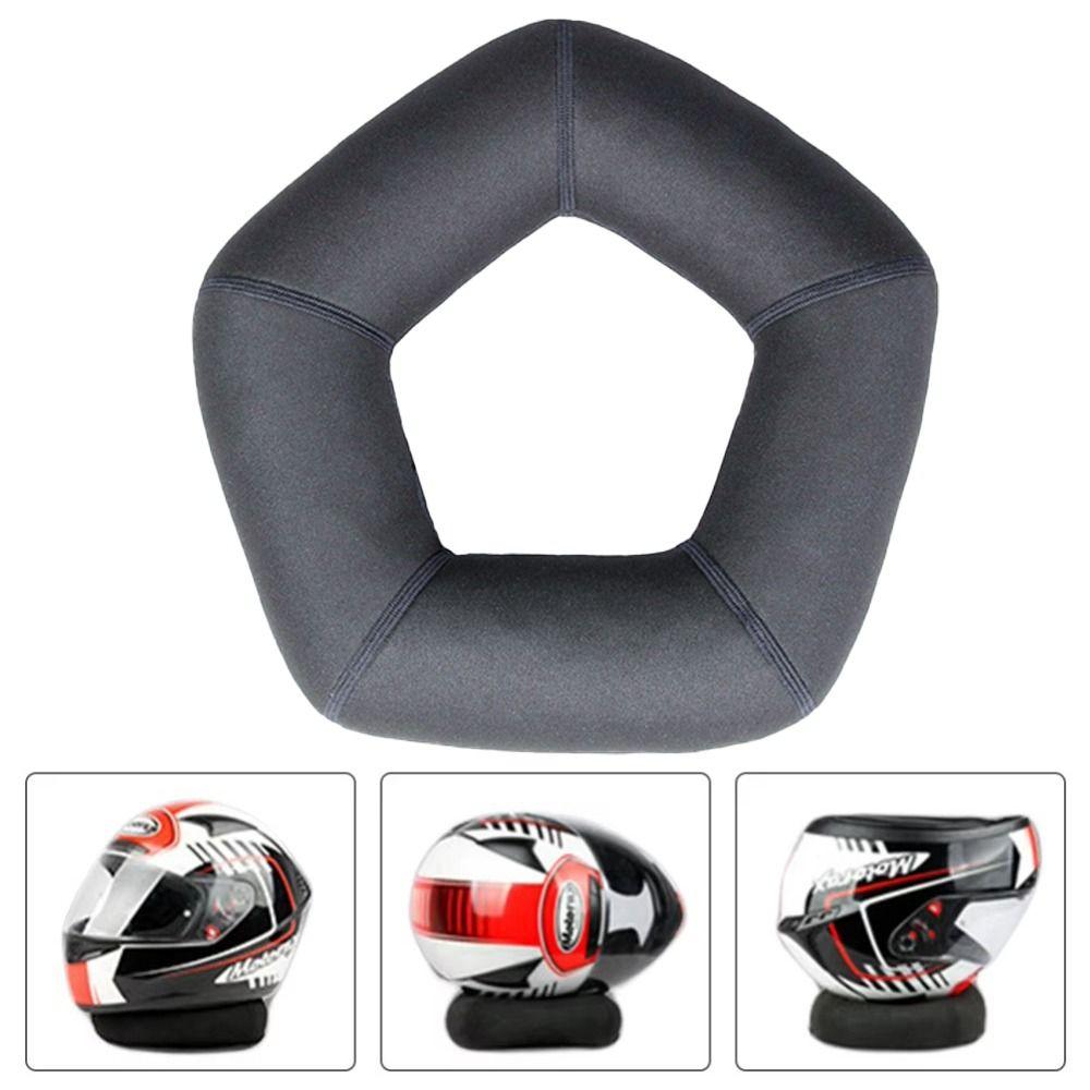 Hollow Motorcycle Helmet Rack Slow Rebound Helmets Support  Cushion Base  Dirt Bike