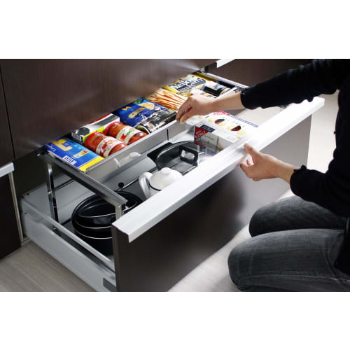 Kawaguchi Kouki Выдвижной расширяемый стеллаж под раковину с полкой из нержавеющей стали, Сделано в Цубаме-Сандзё (Маленький размер), Сделано в Японии, 21025