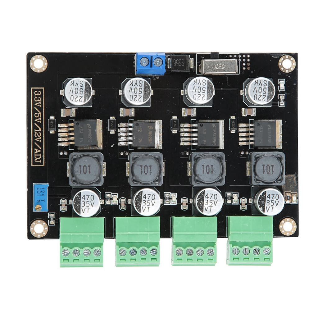 Multi-Channel Switching Power Supply Module with 3.3V5V12VADJ Adjustable Voltage Output Converter